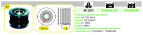 IJS 301057 - POLEA ALTERNADOR RENAULT