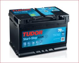 TUDOR TK700 - BATERIA TUDOR STAR STOP 70 AH 760-AMP