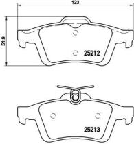 BREMBO P24148 - PASTILLA DE FRENO