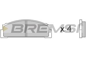 BREMSI BP2001 - JGO.PAST.FRENO FIAT 125