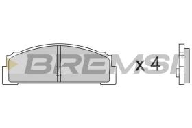 LUCAS BP2003 - JGO.PAST.FRENO AUTOBIANCHI A111 FIAT 124 FIAT 1