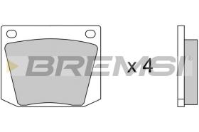 BREMSI BP2031 - JGO.PAST.FRENO FORD CAPRI MG MGC TRIUMPH GT6