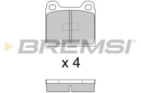 BREMSI BP2054 - JGO.PAST.FRENO AUDI 50 AUDI 80 VOLKSWAGEN DERBY