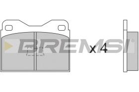 BREMSI BP2135 - JGO.PAST.FRENO CITROEN LNA PEUGEOT 104 PEUGEOT