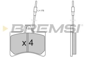 BREMSI BP2148 - JGO.PAST.FRENO CITROEN C15 CITROEN LNA CITROEN