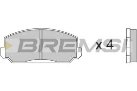 BREMSI BP2150 - JGO.PAST.FRENO HONDA ACCORD HONDA CIVIC