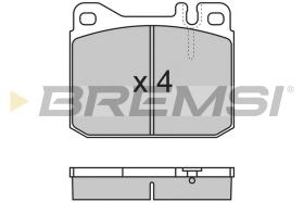 BREMSI BP2172 - JGO.PAST.FRENO MERCEDES 280 MERCEDES 380 MERCED