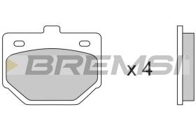 BREMSI BP2174 - JGO.PAST.FRENO DAIHATSU CHARADE SUZUKI SC100