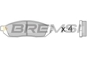 BREMSI BP2176 - JGO.PAST.FRENO HONDA CIVIC MARUTI 800 OPEL RASC