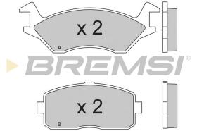 BREMSI BP2189 - JGO.PAST.FRENO TOYOTA STARLET TOYOTA TERCEL TOY