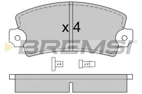 BREMSI BP2220 - JGO.PAST.FRENO PEUGEOT 104 PEUGEOT 305 RENAULT