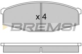 BREMSI BP2234 - JGO.PAST.FRENO NISSAN PATROL