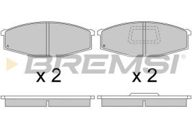 BREMSI BP2235 - JGO.PAST.FRENO NISSAN EBRO PATROL NISSAN PATROL