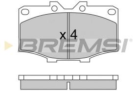 BREMSI BP2242 - JGO.PAST.FRENO TOYOTA 4 RUNNER TOYOTA LAND CRUI