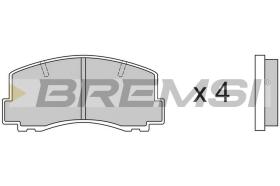 BREMSI BP2256 - JGO.PAST.FRENO MITSUBISHI TREDIA MITSUBISHI COR