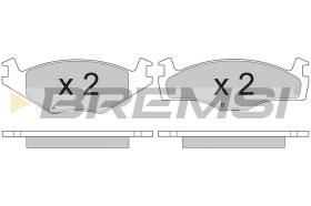 BREMSI BP2260 - JGO.PAST.FRENO SEAT CORDOBA (I) SEAT IBIZA (II)