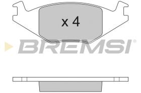 BREMSI BP2262 - JGO.PAST.FRENO SEAT CORDOBA (I) SEAT IBIZA (II)