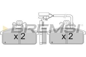 BREMSI BP2265 - JGO.PAST.FRENO FIAT RITMO FIAT STRADA