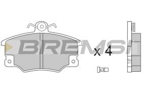 VILLAR BP2268 - JGO.PAST.FRENO ALFA ROMEO ALFA 145 ALFA ROMEO A