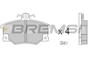 BREMSI BP2268 - JGO.PAST.FRENO ALFA ROMEO ALFA 145 ALFA ROMEO A