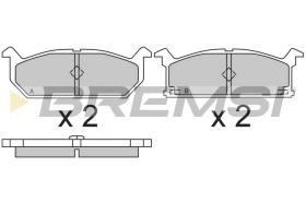 BREMSI BP2279 - JGO.PAST.FRENO SUZUKI SA310 SUZUKI SWIFT