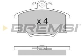 BREMSI BP2281 - JGO.PAST.FRENO AUDI 80 AUDI COUPE