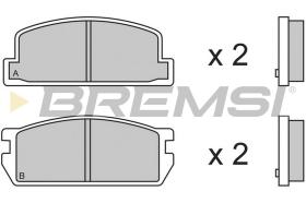 BREMSI BP2298 - JGO.PAST.FRENO ISUZU PIAZZA MAZDA RX 7 I