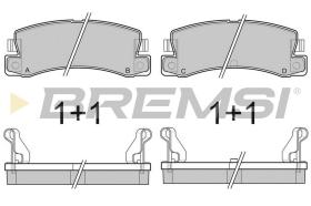 BREMSI BP2323 - JGO.PAST.FRENO TOYOTA AVENSIS TOYOTA AVENSIS WA