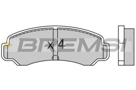 BREMSI BP2359 - JGO.PAST.FRENO TOYOTA COROLLA