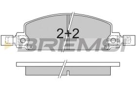 BREMSI BP2413 - JGO.PAST.FRENO MAZDA 929