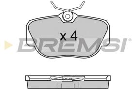 BREMSI BP2425 - JGO.PAST.FRENO MERCEDES 190 SAAB 9000