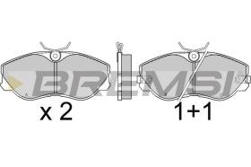 BREMSI BP2426 - JGO.PAST.FRENO NISSAN 300 SX