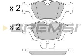 BREMSI BP2432 - JGO.PAST.FRENO BMW 316I BMW 318 BMW 318I BMW 3