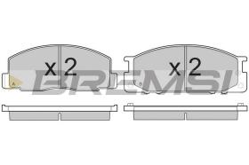 TRW BP2435 - JGO.PAST.FRENO TOYOTA MODELL F TOYOTA PREVIA TO