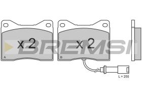 BREMSI BP2460 - JGO.PAST.FRENO FORD SIERRA COSWORTH FORD SIERRA