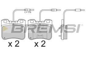 BREMSI BP2496 - JGO.PAST.FRENO PEUGEOT 106