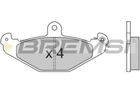 BREMSI BP2553 - JGO.PAST.FRENO RENAULT ESPACE III RENAULT LAGUN