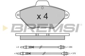 BREMSI BP2564 - JGO.PAST.FRENO CITROEN XANTIA