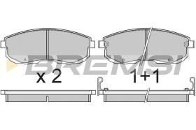 BREMSI BP2569 - JGO.PAST.FRENO NISSAN MAXIMA NISSAN 200SX