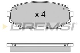 BREMSI BP2571 - JGO.PAST.FRENO MAZDA 323 MAZDA MX 5