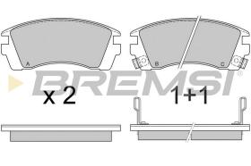 BREMSI BP2575 - JGO.PAST.FRENO NISSAN SUNNY III NISSAN SUNNY FU