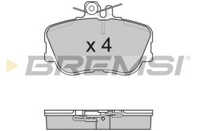 BREMSI BP2586 - JGO.PAST.FRENO AUDI S4 QUATTRO AUDI V8 AUDI 100