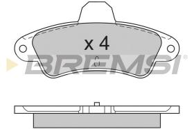 BREMSI BP2593 - JGO.PAST.FRENO FORD COUGAR FORD MONDEO I