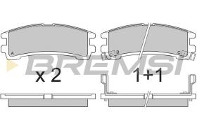 BREMSI BP2619 - JGO.PAST.FRENO FORD MAVERICK NISSAN TERRANO II