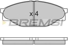 BREMSI BP2633 - JGO.PAST.FRENO TOYOTA HI ACE