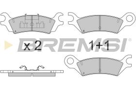 BREMSI BP2640 - JGO.PAST.FRENO MAZDA 626 II MAZDA 929 I MAZDA 9