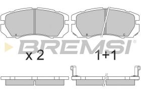 BREMSI BP2663 - JGO.PAST.FRENO LEXUS LS 400