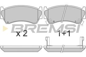 BREMSI BP2691 - JGO.PAST.FRENO NISSAN ALMERA NISSAN SILVIA