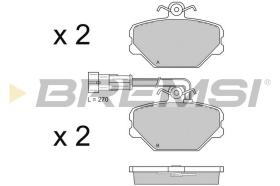 BREMSI BP2693 - JGO.PAST.FRENO FSO POLONEZ III