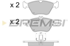 BREMSI BP2695 - JGO.PAST.FRENO CHRYSLER CROSSFIRE MERCEDES E 32